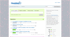 Desktop Screenshot of community.transparent-support.com